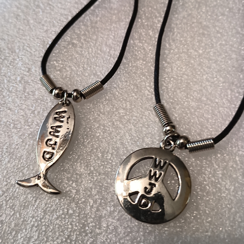 Two WWJD Pendants